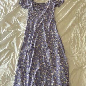 Floral Purple Dress
